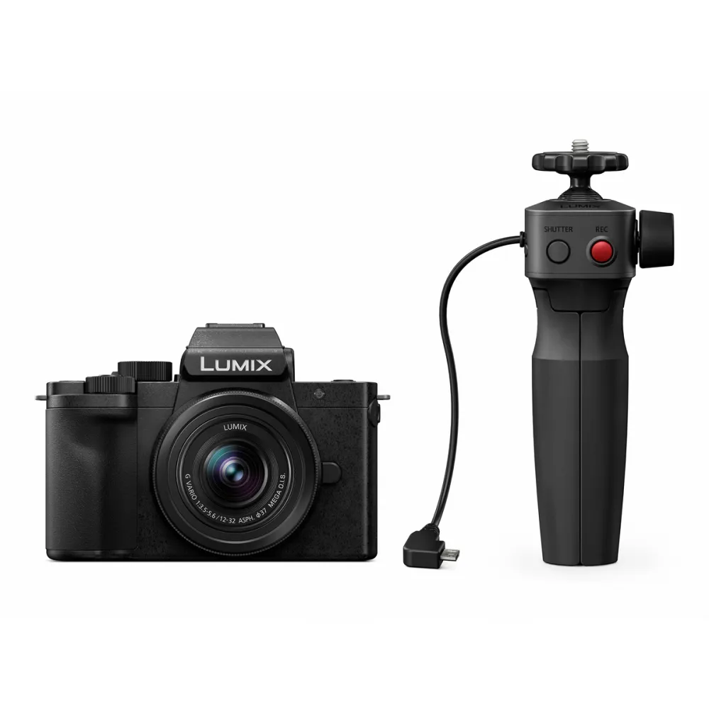 Panasonic DCG100VEB-K 20.3 MEGA Pixels 4K WiFi Vlogger Camera with Tripod