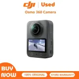 View 1 of Refurbish Used DJI Osmo 360 Camera ,1-Inch 360° Imaging Native 8K Video 105GB Storage 120MP Photo 100-Min 8K Recording 360 Action Camera