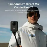 View 2 of Refurbish Used DJI Osmo 360 Camera ,1-Inch 360° Imaging Native 8K Video 105GB Storage 120MP Photo 100-Min 8K Recording 360 Action Camera
