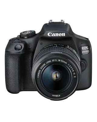 Canon EOS 2000D SLR Camera with Lens