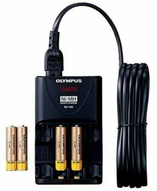 Olympus BC400 - Battery charger 4xAAA - included batteries: 4 x AAA NiMH